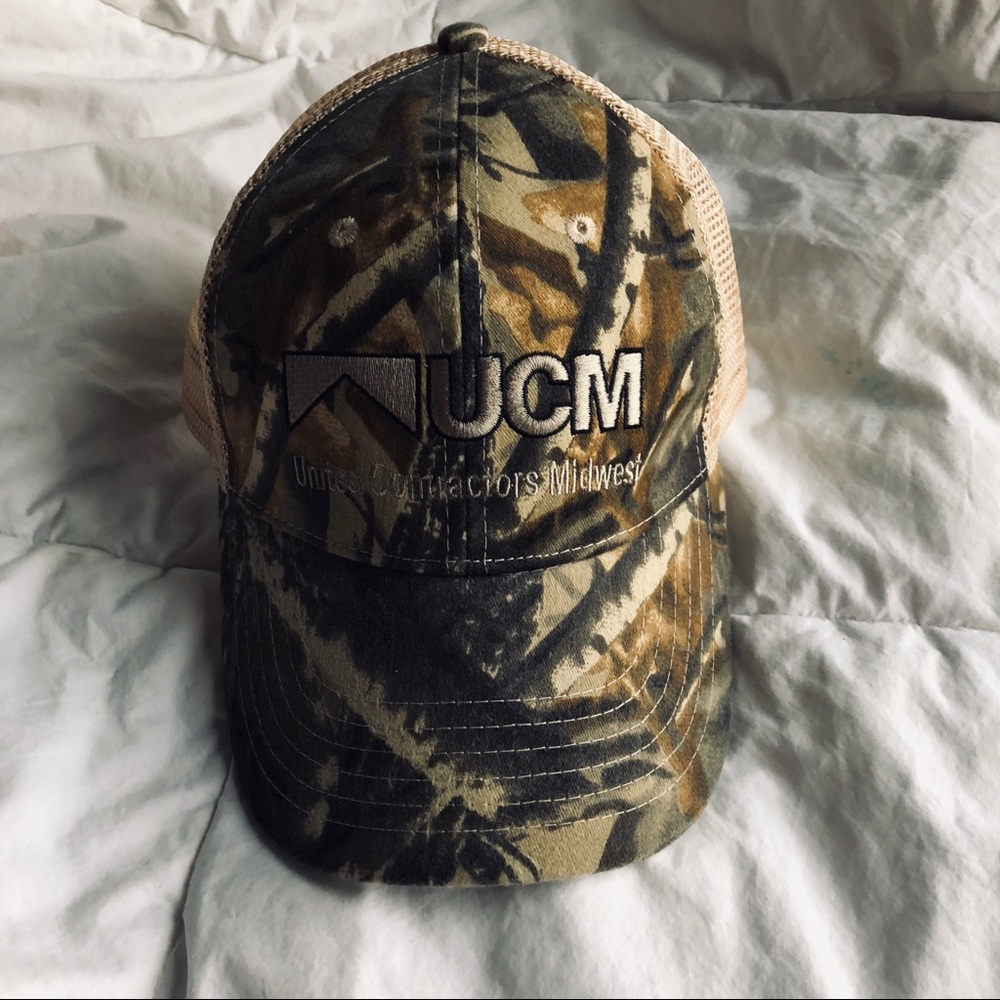 UCM camo mesh baseball hat